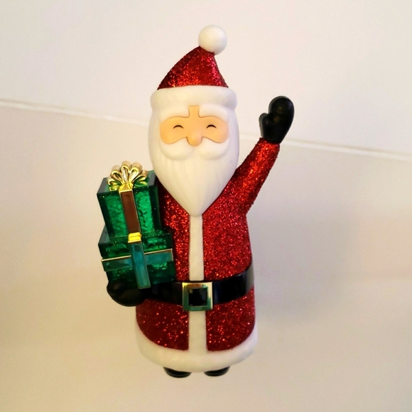 Bath & Bodyworks Glittering Santa Nightlight Wallflowers Fragrance Plug - Picture 1 of 5